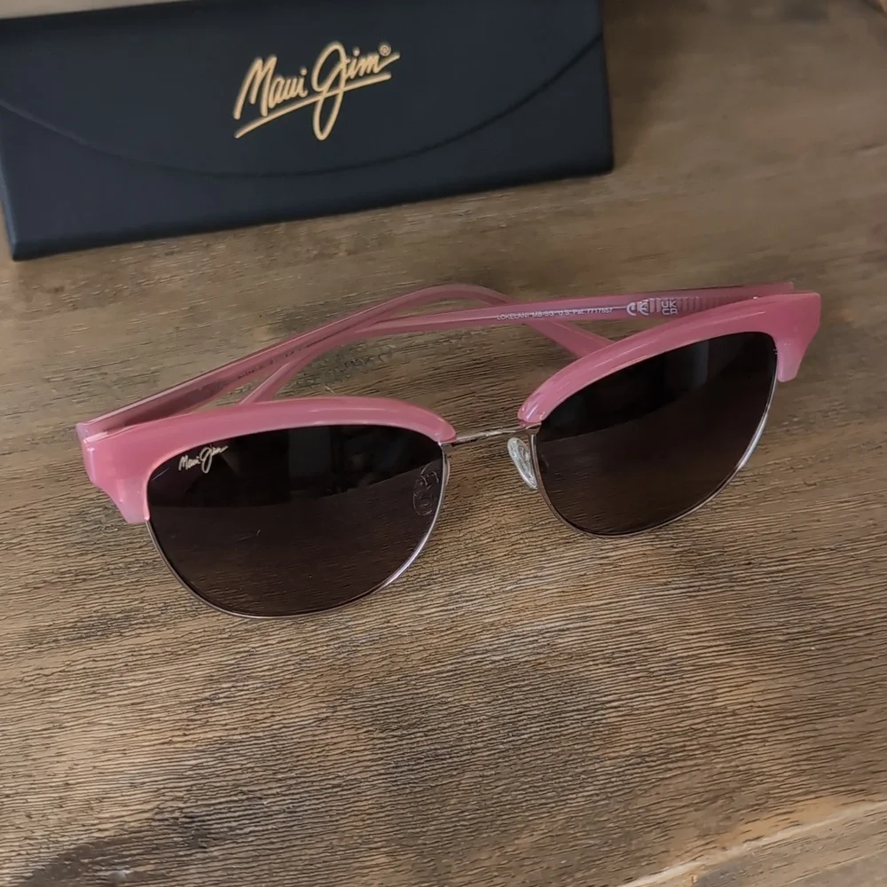 Maui Jim Lokelani Polarized Sunglasses Bubblegum Rose Gold